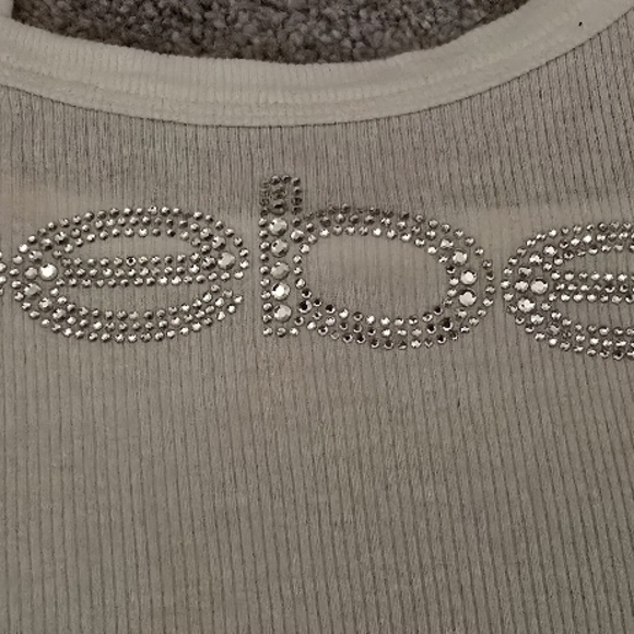 Bebe Women's White Top - Picture 2 of 4